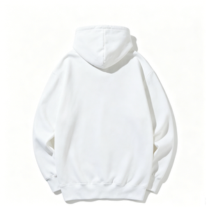 Felpa con Cappuccio da Uomo in Misto Poliestere e Cotone 240gsm, Abbigliamento Casual per Casa, Manica Lunga, Pullover Invernale Caldo e Morbido in <span class=keywords><strong>Pile</strong></span> con Tasca - Product Image 3