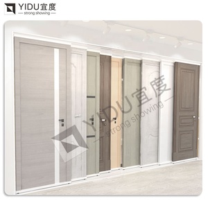 スチール製ショールーム展示ホルダープッシュプル木製ドアラックスライドドアハンドルディスプレイ棚ドアディスプレイスタンド - Product Image 2