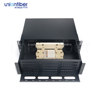 Panneau de brassage fibre optique coulissant standard 19 pouces 96 fibres SC ISO 9001 certifié CE pour armoires