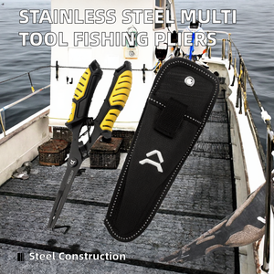 Tijeras de Pesca ATISEN FP-868 de Acero Inoxidable, Multiherramienta, Alicates para Cortar Líneas de Pesca, Accesorios de Pesca - Product Image 2