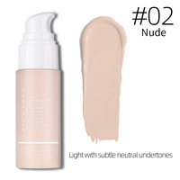 Fond de teint liquide Langmanni Matte Oil Control 30ml 12 couleurs pour tous types de peau, maquillage européen et américain pour le maquillage quotidien