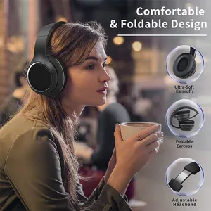 Auriculares con cancelación activa de ruido con micrófono integrado Auriculares de carga rápida - Product Image 5