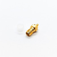 Adaptateur coaxial RF SMA/MMCX-KJ, connecteur RF droit SMA femelle vers MMCX mâle 50 Ohm pour conversion d'antenne