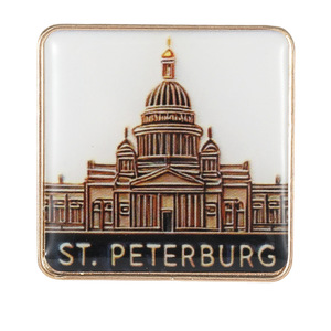 Các điểm tham quan phổ biến địa danh Châu Âu Mỹ thành phố sắt mạ vàng tùy chỉnh thương hiệu tủ lạnh nam châm nổi tiếng thế giới - Product Image 4