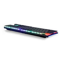 Clavier mécanique Motospeed BK75 Luxury Low Profile avec interrupteurs mécaniques BT TKL filaire USB-C pour jeux et bureau, 87 touches, rétroéclairage RGB