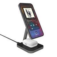 Nouveau Design support de chargeur sans fil 15W support de charge sans fil magnétique 2 en 1