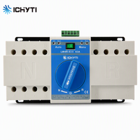 Interrupteur de transfert automatique CHYT LW4R série 4 pôles ATS 125A 400V double alimentation 2 entrées 1 sortie pour système solaire photovoltaïque