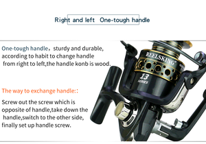 KEKAXI Moulinet à rotation lisse 13 axes-Longue portée Haute efficacité-Dessalement <span class=keywords><strong>de</strong></span> <span class=keywords><strong>la</strong></span> mer Moulinet <span class=keywords><strong>de</strong></span> pêche polyvalent à double <span class=keywords><strong>domaine</strong></span> - Product Image 6