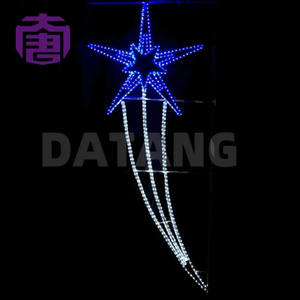 Luces LED Decorativas de Navidad para Exteriores, Montadas en Poste, con Clasificación IP65, Color Personalizable, Fácil Instalación - Product Image 6