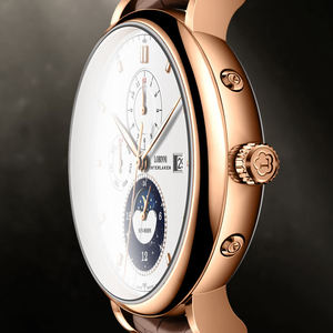 Montre mécanique automatique de luxe pour homme 13056, bracelet personnalisé en acier inoxydable et cuir, cadran de 41 mm, élégante - Product Image 2