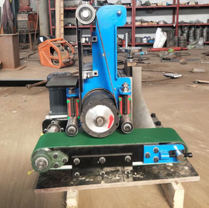 Small Steel Flat Sheet Polishing Sanding Machine Hairline Burr <strong>Grinder</strong> Sander Motor Core for Efficient Steel Sheet Polishing - Product Image 4