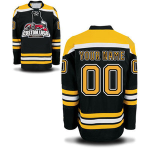 2020 di alta qualità su misura di disegno del poliestere del ricamo hockey su ghiaccio jersey uniforme moq basso made in China - Product Image 6