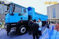 Camion benne minier électrique d'occasion SANY SYZ437C-8LRBEVSD 8x4 Euro 5 à conduite à gauche 350kWh+