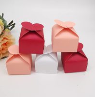 Boîtes cadeaux en papier kraft portables personnalisées pour mariages baptêmes fêtes d'anniversaire décorations de fête étanches haut de gamme