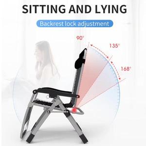 Fauteuil <span class=keywords><strong>de</strong></span> relaxation pliant individuel zéro gravité avec repose-pieds pour camping - Product Image 4