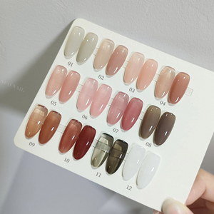 AILANUO ชุดเจลทาเล็บสีเจลลี่เนื้อแน่น 12 สี ปราศจากสาร Hema เป็นวีแกน สีนีออน สีใสบริสุทธิ์  จำหน่ายโดยผู้ผลิตเจลทาเล็บ - Product Image 4