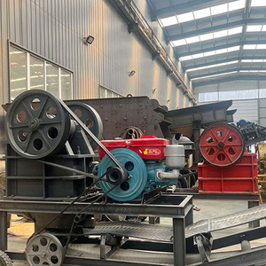 เครื่องบดแบบกรามเคลื่อนที่ PE250x400 พร้อมมอเตอร์แบบมีลูกปืน สำหรับชิ้นส่วนหินขนาดเล็ก และงานก่อสร้าง แร่ และงานเหมือง - Product Image 1