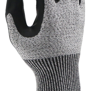 Guantes de Trabajo MaxiTough Negros Resistentes, Recubiertos de Nitrilo Espumado con Puntos, Antideslizantes en la Palma, Resistentes a Cortes, para Mecánicos y Almacenes - Product Image 4