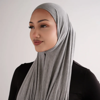 Hijab Premium 2026 en Jersey avec Logo Personnalisé, Texture Douce, Antidérapant, pour Femmes Musulmanes, Usage Quotidien, Fabrication en Usine