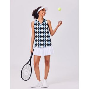 FOXA Chemise de golf sans manches pour femme, col à revers, séchage rapide, débardeur athlétique à col en V - Product Image 6