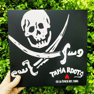Le motif de squelette utilise la presse traditionnelle américaine 150g disque <span class=keywords><strong>vinyle</strong></span> noir dans la veste - Product Image 4