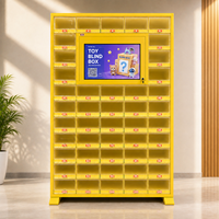Distributeur automatique de casiers commerciaux en usine, armoire de vente au détail intelligente en libre-service avec lecteur de carte QR et écran tactile