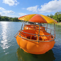 Bateau Donut Électrique Meierya en Matière PPR, Capacité 6-8 Passagers, Équipement de Jeux Aquatiques Extérieur