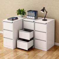 Armoire de classement en acier pour documents de bureau, type tiroir latéral, en fer, pour dossiers suspendus A4FC