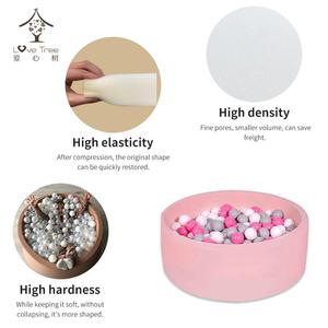 Fosses à balles d'intérieur 31D en mousse personnalisées OEM/ODM pour bébés jeux souples pour enfants pour le salon - Product Image 4