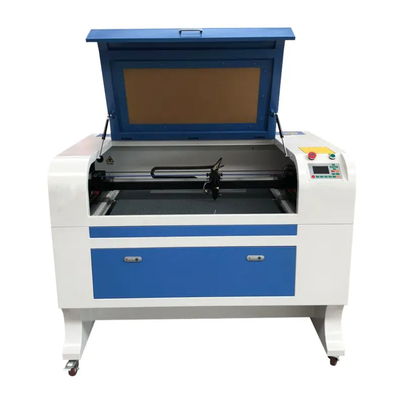 acrylic sheet wood plywood rubber MDF co2 laser engraving cutting machine 57 motor laser cutter fast speed with factory price