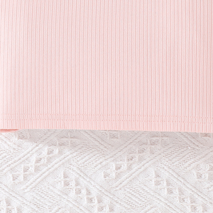 Vestidos Elegantes de Moda para Niñas de 4 a 7 Años, Diseño ODM, Vestidos de Manga Corta con Volantes y Decoración de Encaje para Niñas Pequeñas - Product Image 4