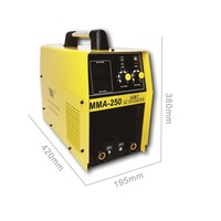 Shanghao MMA250 Nouveau type de machine à souder 300A à onduleur Soudeuse manuelle à l'arc en métal pour acier au carbone et acier inoxydable avec moteur à courant continu