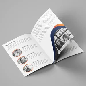 Brochure d'impression de produit de livret d'impression OEM personnalisé professionnel d'usine