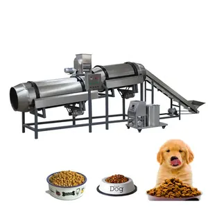 Ligne de production complète de fabrication d'aliments pour animaux domestiques à fonctionnement simple et stable faisant des aliments pour chiens avec 150kg par heure Certification CE