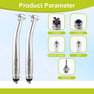 Hoge Keramische Lager PA-NA Max Led Tandheelkundige Hoge Snelheid Handstuk Tandturbine Dynaled Contra Hoek Zelf Generator 2 Gat 4 Gaten - Product Image 3
