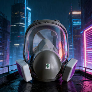 Respirador de Cara Completa con Filtro de Cambio Rápido - Sistema de Bayoneta para Intercambio Rápido de Cartuchos - Product Image 1