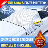 Housse de protection pare-brise avant de voiture pour l'hiver, épaisse, magnétique, imperméable, anti-givre, anti-soleil, modèle MZLH 001 PC