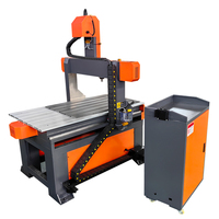 Fresadora CNC de 3 Ejes para Madera 6090, Control NC Studio, Husillo Único de 2.2KW, Refrigeración por Agua, Motor 450B, Aleación de Aluminio