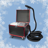 Machine à flocons de neige silencieuse 3000W avec contrôle DMX et manuel, en valise de transport, pour événements, fêtes et scènes