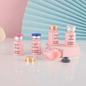 Flacon vide de 2ml 3ml 5ml 10ml 20ml d'huile essentielle personnalisée en <span class=keywords><strong>verre</strong></span> <span class=keywords><strong>rose</strong></span> ambré pour poudre lyophilisée - Product Image 5
