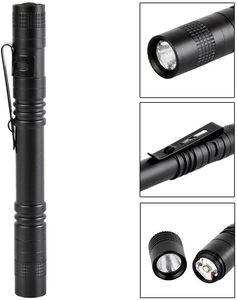 Mini lampe torche étanche en alliage d'aluminium, lampe de poche à LED haute luminosité avec 5 modes pour l'inspection, le travail et la réparation - Product Image 2