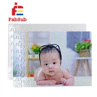 Puzzle de sublimation A4 vierge personnalisé en gros, 120 pièces, blanc pur, jouet éducatif pour enfants, puzzle de sublimation en papier
