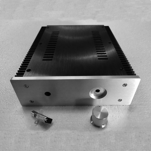 BRZHIFI BZ2107 Series Double Radiator Panel Aluminum Shell Can Be Customized Amplifier Shell Speaker Industrial Box