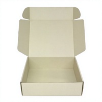 Boîte en carton ondulé personnalisée pour abonnements de snacks et spiritueux avec logo simple de marque