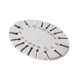 Xiaomi mijia — règle pour cordes de <span class=keywords><strong>Piano</strong></span> en acier inoxydable, Instrument de mesure de diamètre en forme ovale, jauge de fil de <span class=keywords><strong>Piano</strong></span>, chiffres de 13 à 24 - Product Image 1