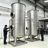 Cuve de réaction en acier inoxydable 304 pour le traitement des eaux usées avec agitateur et moteur, haute productivité, cuve de mélange personnalisable