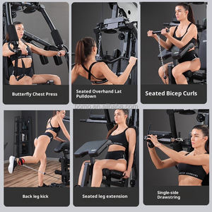 ZOSHINE Multi Station Heim-Fitness geräte Power Cage Smith Machine Combo Trainer mit verstellbarer Bank und Riemens ch eiben system - Product Image 5