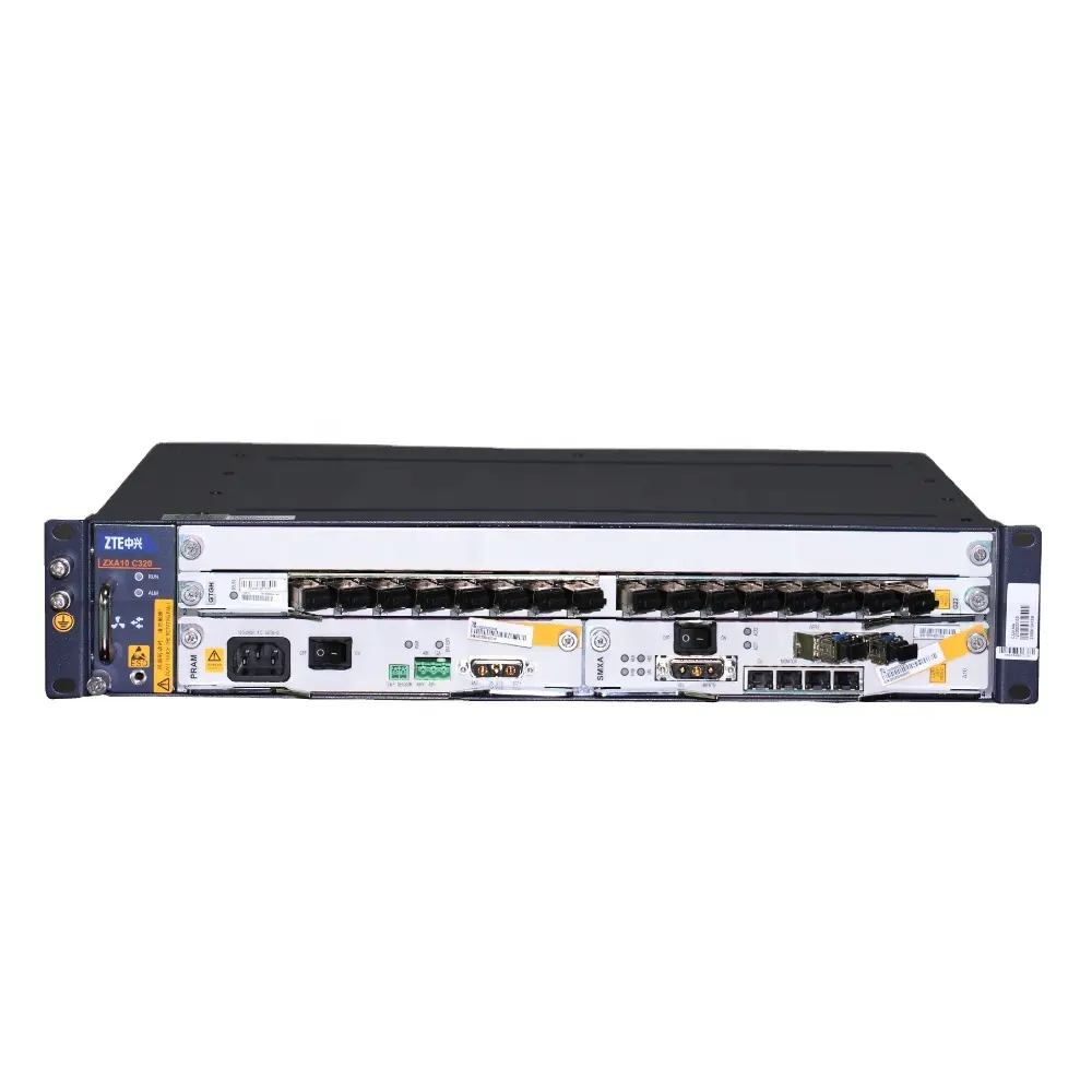 ZTE ZXA10 C320/C300 optik ağ okt ile 10G Uplink portu ile 16 GPON kurulu ile GTGH 16 SFP gpon açık okt