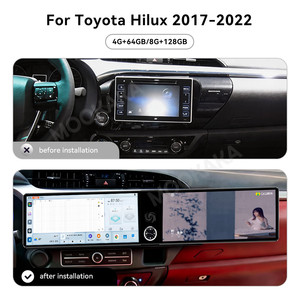 <span class=keywords><strong>Autoradio</strong></span> MOOKAKA double écran 12,3 pouces pour Toyota Hilux 2017-2022, Android 15, <span class=keywords><strong>GPS</strong></span> Navi, stéréo, CarPlay sans fil - Product Image 2