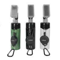 Brosse de nettoyage de balles et de clubs de golf personnalisée avec logo, brosse à eau, outil de nettoyage de golf avec clip